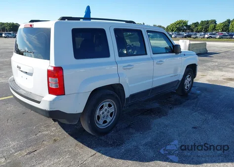 2012 Jeep Patriot Sport из США, поврежденный, VIN 1C4NJPBA3CD565454